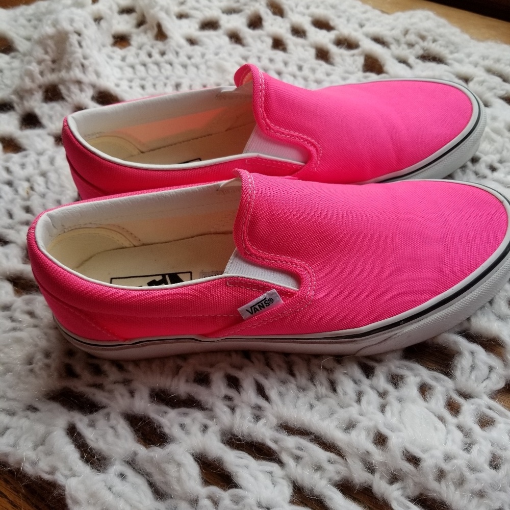 Hot pink Vans